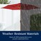 Best Choice Products 10ft Outdoor Woodgrain Pattern Steel Market Patio Umbrella w/ Crank, Tilt